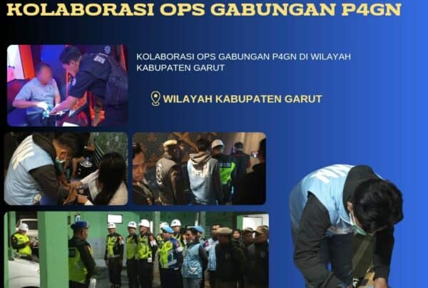 Perkuat P4GN, BNNK Garut Laksanakan Kolaborasi OPS Gabungan P4GN di Wilayah di Kabupaten Garut
