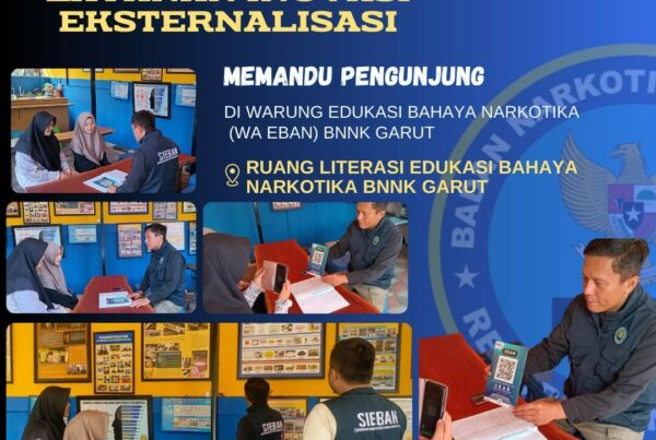 BNNK GARUT PERKUAT LAYANAN INOVASI EKSTERNALISASI, MEMANDU PENGUNJUNG DI WARUNG EDUKASI BAHAYA NARKOTIKA (WA EBAN) BNNK GARUT BNNK GARUT PERKUAT LAYANAN INOVASI EKSTERNALISASI, MEMANDU PENGUNJUNG DI WARUNG EDUKASI BAHAYA NARKOTIKA (WA EBAN) BNNK GARUT