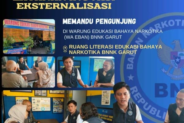 LAYANAN INOVASI EKSTERNALISASI, BNNK GARUT MEMANDU PENGUNJUNG DI WARUNG EDUKASI BAHAYA NARKOTIKA (WA EBAN) LAYANAN INOVASI EKSTERNALISASI, BNNK GARUT MEMANDU PENGUNJUNG DI WARUNG EDUKASI BAHAYA NARKOTIKA (WA EBAN)