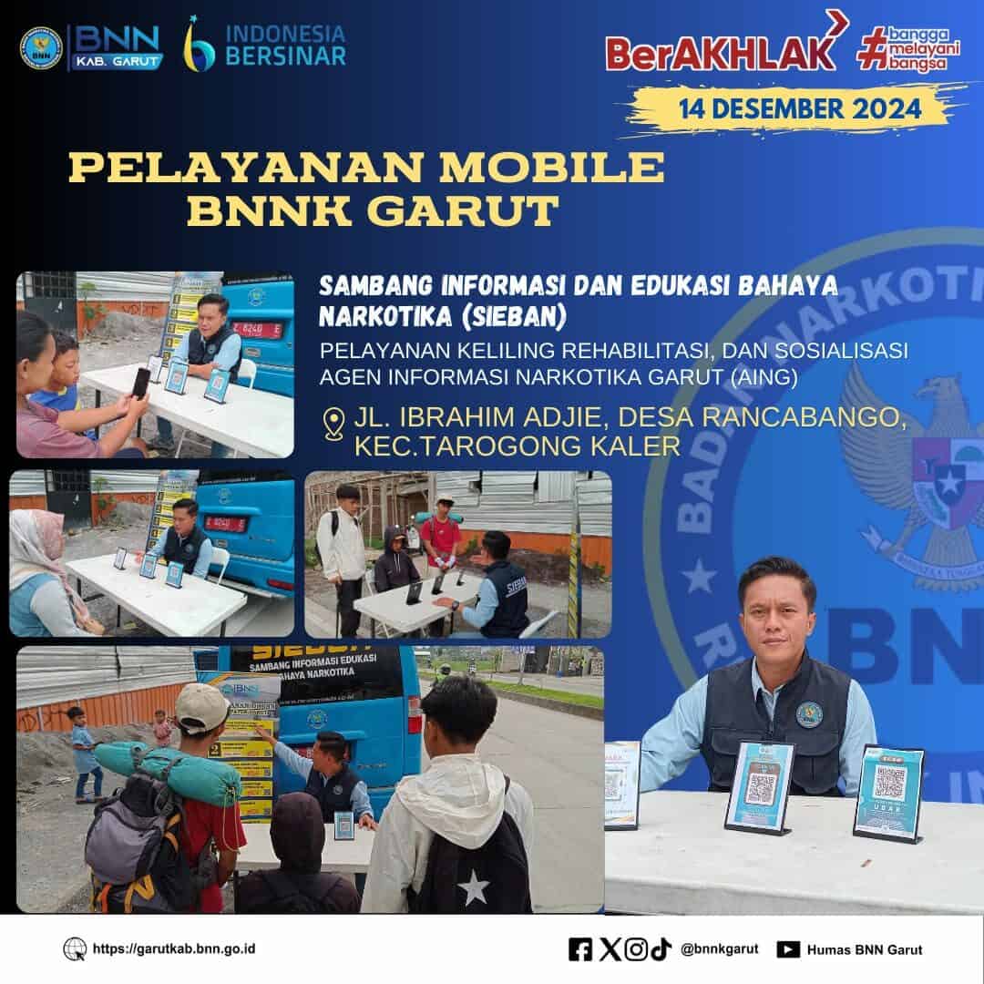 PERKUAT LAYANAN INOVASI EKSTERNALISASI, BNNK GARUT MEMANDU PENGUNJUNG DI WARUNG EDUKASI BAHAYA NARKOTIKA (WA EBAN) LAYANAN INOVASI EKSTERNALISASI, BNNK GARUT MEMANDU PENGUNJUNG DI WARUNG EDUKASI BAHAYA NARKOTIKA (WA EBAN)