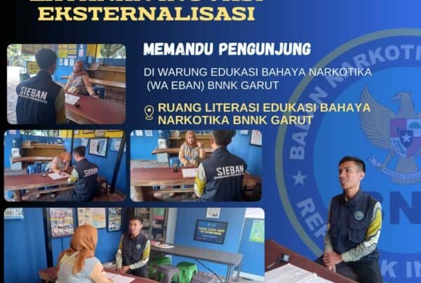 PERKUAT P4GN, MEMANDU PENGUNJUNG DI WARUNG EDUKASI BAHAYA NARKOTIKA (WA EBAN) BNNK GARUT PERKUAT P4GN, MEMANDU PENGUNJUNG DI WARUNG EDUKASI BAHAYA NARKOTIKA (WA EBAN) BNNK GARUT