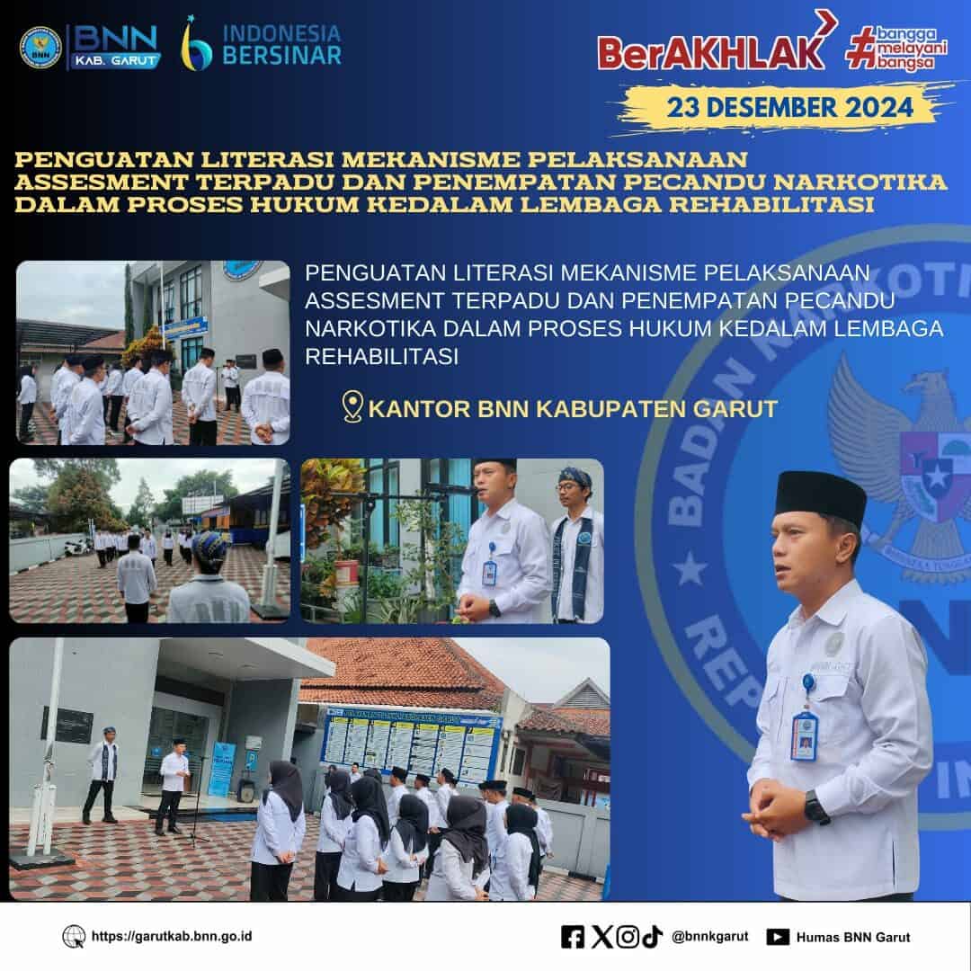 Penguatan Implementasi Literasi Pelaksanaan Asesmen Terpadu Dan Penempatan Pecandu Narkotika
