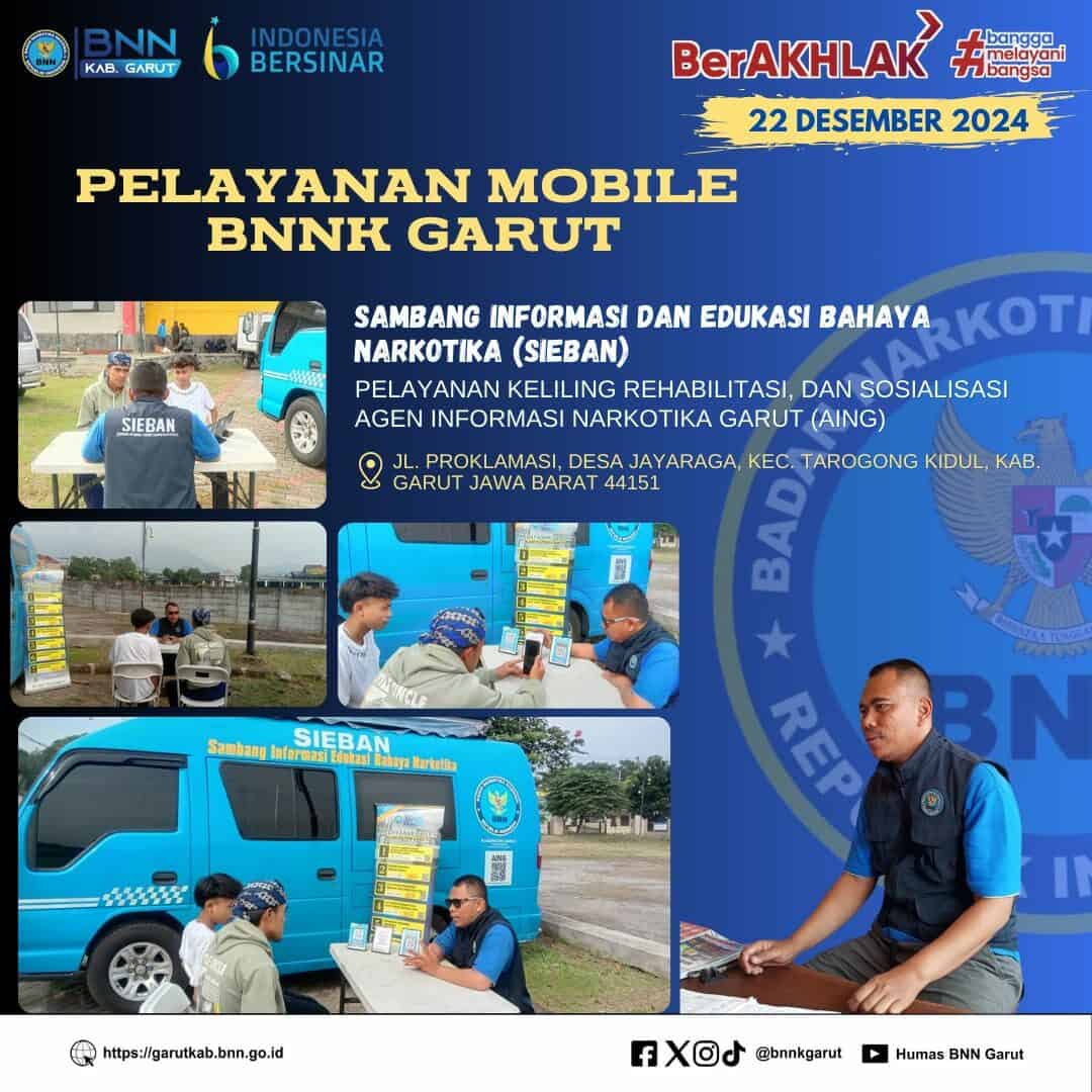 PIKET SIAGA P4GN BNNK GARUT LAYANAN INOVASI EKTERNALISASI, MEMANDU PENGUNJUNG DI WARUNG EDUKASI BAHAYA NARKOTIKA (WA EBAN) BNNK GARUT PIKET SIAGA P4GN BNNK GARUT LAYANAN INOVASI EKTERNALISASI, MEMANDU PENGUNJUNG DI WARUNG EDUKASI BAHAYA NARKOTIKA (WA EBAN) BNNK GARUT