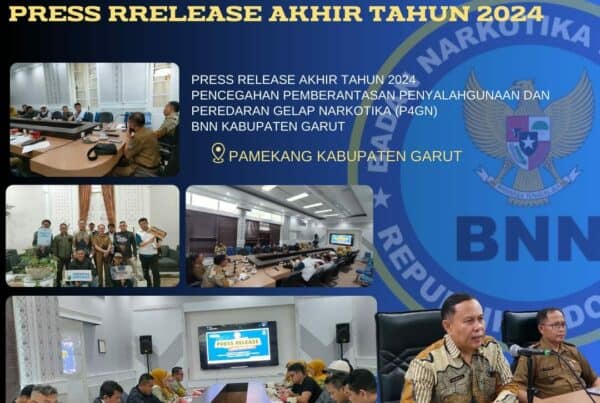 Press Release Akhir Tahun Badan Narkotika Nasional Kabupaten Garut TA. 2024