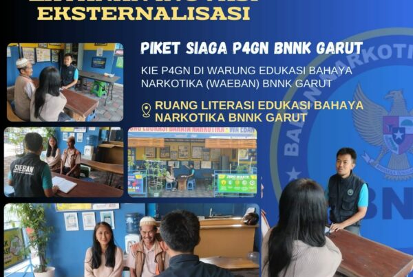 BNNK GARUT LAKSANAKAN KIE P4GN DI WARUNG EDUKASI BAHAYA NARKOTIKA (WA EBAN) BNNK GARUT