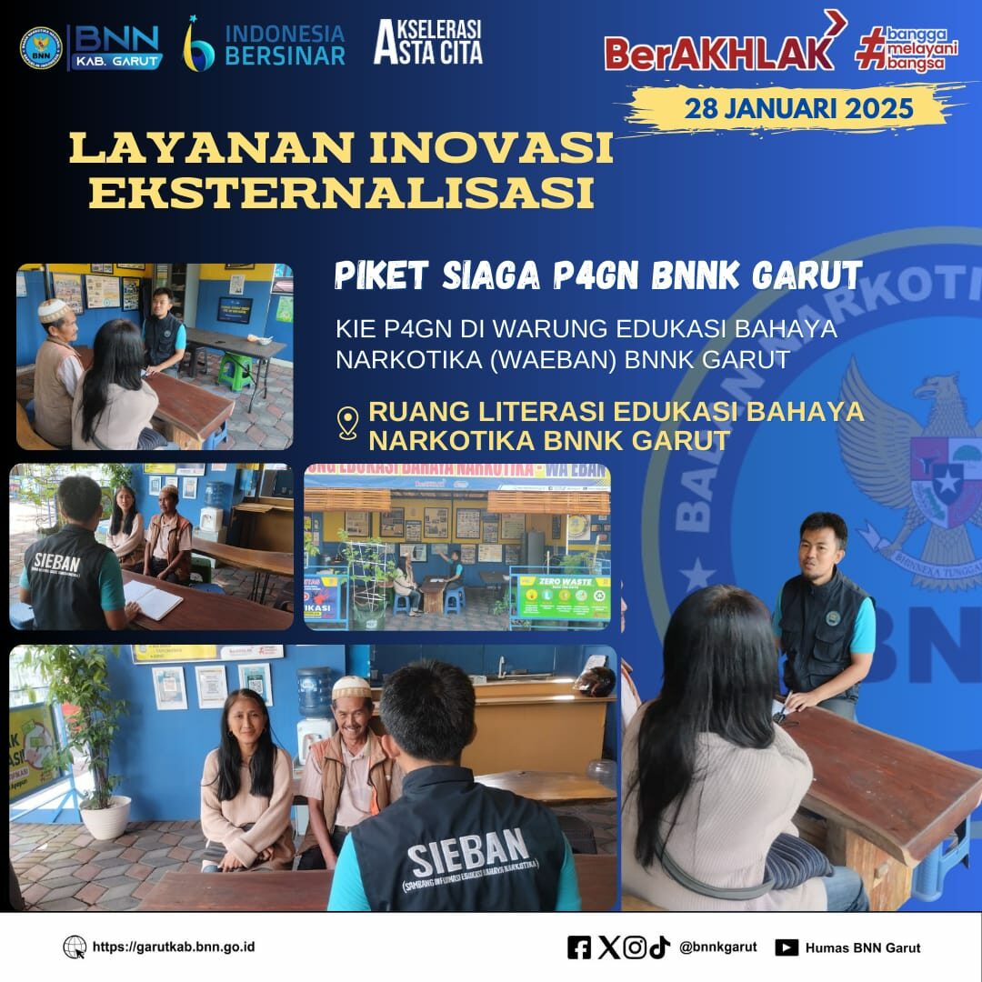 BNNK GARUT LAKSANAKAN KIE P4GN DI WARUNG EDUKASI BAHAYA NARKOTIKA (WA EBAN) BNNK GARUT BNNK GARUT LAKSANAKAN KIE P4GN DI WARUNG EDUKASI BAHAYA NARKOTIKA (WA EBAN) BNNK GARUT
