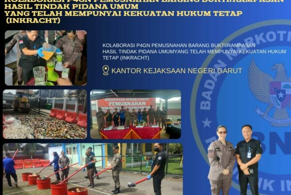 Kolaborasi P4GN Pemusnahan Barang Bukti Tindak Pidana Umum Yang Telah Mempunyai Kekuatan Hukum Tetap Kolaborasi P4GN Pemusnahan Barang Bukti Tindak Pidana Umum Yang Telah Mempunyai Kekuatan Hukum Tetap