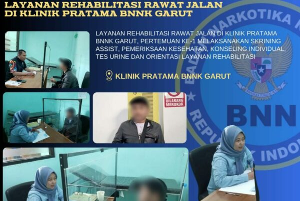 BNNK GARUT ADAKAN LAYANAN INOVASI EKTERNALISASI, MEMANDU PENGUNJUNG DI WARUNG EDUKASI BAHAYA NARKOTIKA (WA EBAN) BNNK GARUT