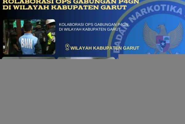 BNNK Garut Gelar Kolaborasi OPS Gabungan P4GN di Wilayah di Kabupaten Garut