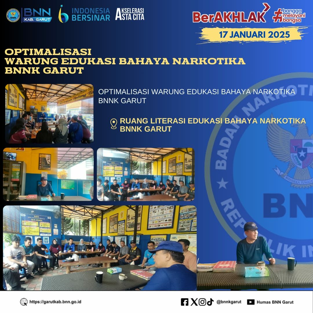 Optimalisasi Warung Edukasi Bahaya Narkotika BNN Kabupaten Garut Optimalisasi Warung Edukasi Bahaya Narkotika BNN Kabupaten Garut