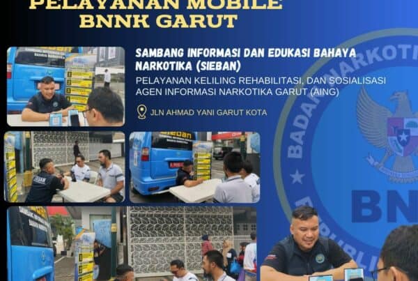 BNNK GARUT GELAR LAYANAN INOVASI EKTERNALISASI, MEMANDU PENGUNJUNG DI WARUNG EDUKASI BAHAYA NARKOTIKA (WA EBAN) BNNK GARUT