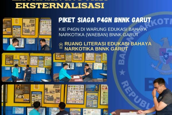 BNNK GARUT GELAR KIE P4GN DI WARUNG EDUKASI BAHAYA NARKOTIKA (WA EBAN) BNNK GARUT