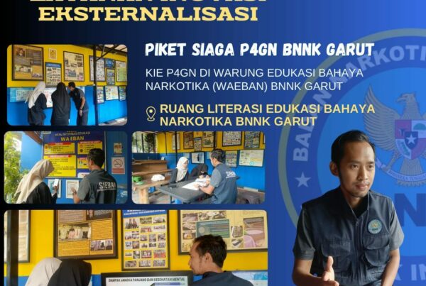 BNNK GARUT LAKSANAKAN KIE P4GN DI WARUNG EDUKASI BAHAYA NARKOTIKA (WA EBAN) BNNK GARUT