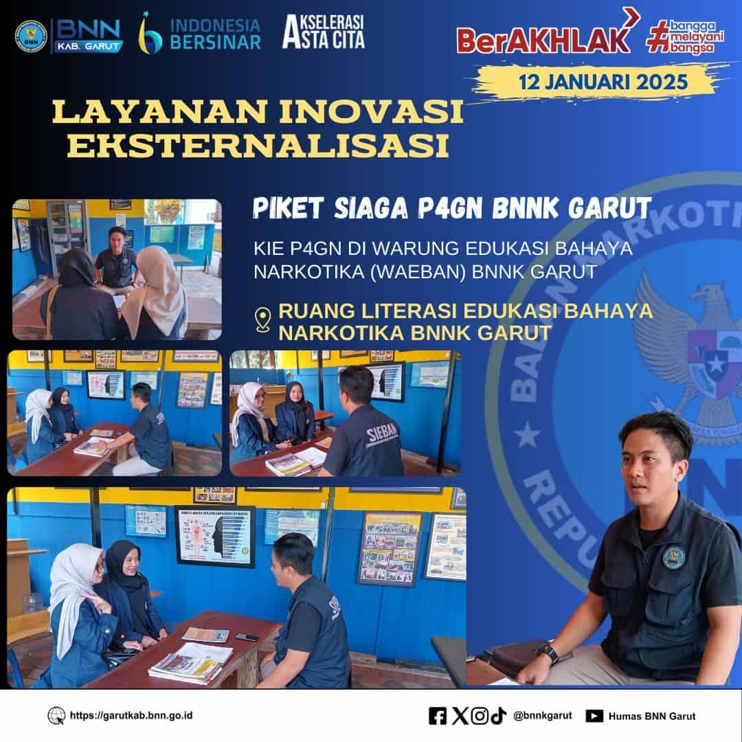 KIE P4GN DI WARUNG EDUKASI BAHAYA NARKOTIKA (WA EBAN) BNNK GARUT KIE P4GN DI WARUNG EDUKASI BAHAYA NARKOTIKA (WA EBAN) BNNK GARUT