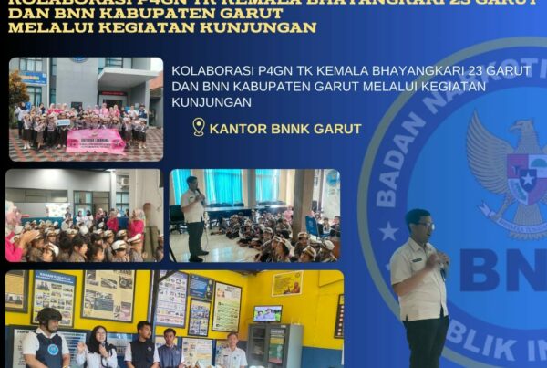 Penguatan Kolaborasi P4GN BNNK Garut Dengan TK Kemala Bhayangkari 23 Garut