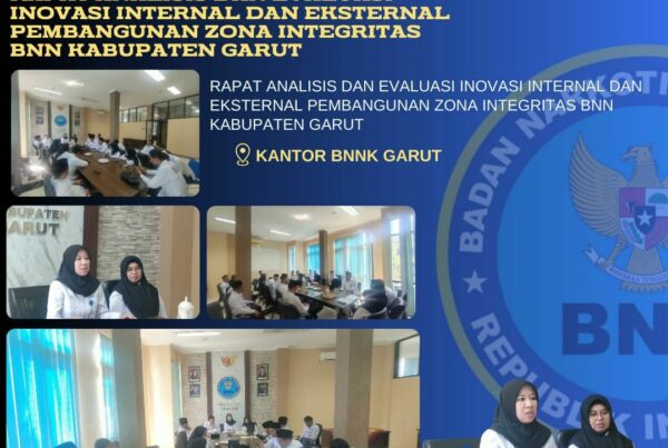 Rapat Monitoring dan Evaluasi Pencapaian Pembangunan Zona Integritas BNN Kab. Garut