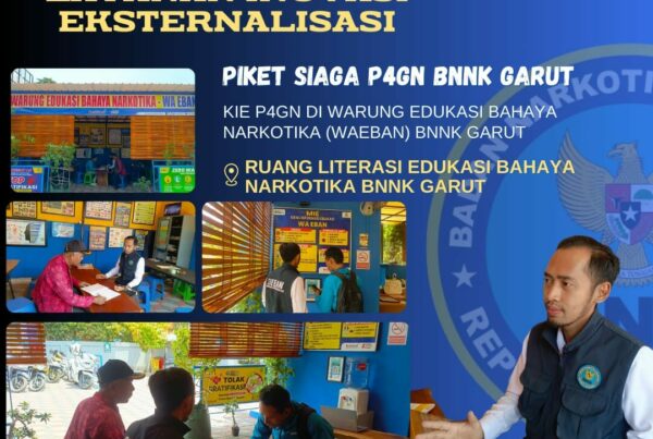 KIE P4GN DI WARUNG EDUKASI BAHAYA NARKOTIKA (WA EBAN) BNNK GARUT