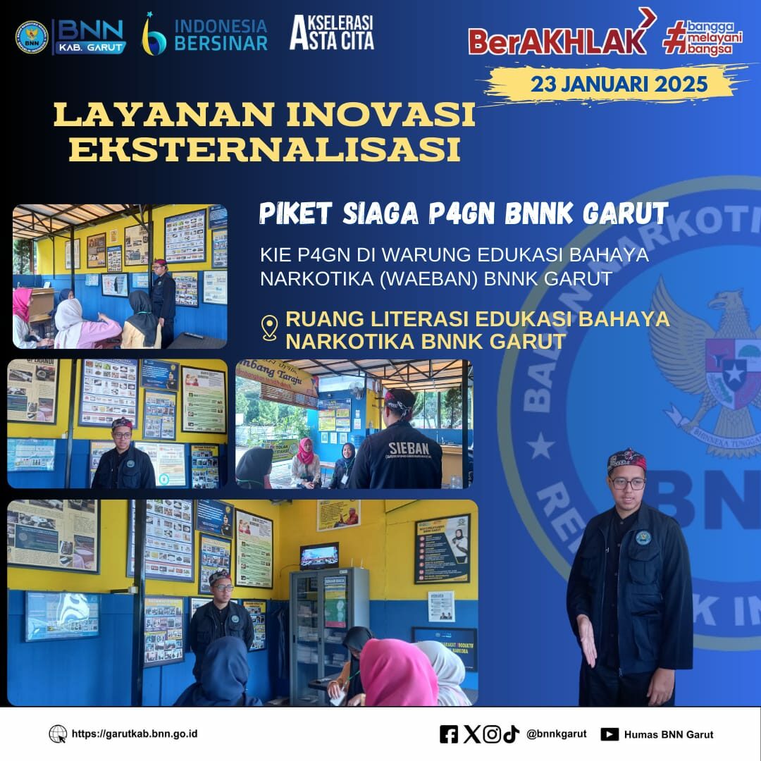 BNNK GARUT ADAKAN KIE P4GN DI WARUNG EDUKASI BAHAYA NARKOTIKA (WA EBAN) BNNK GARUT GUNA PERKUAT P4GN BNNK GARUT GELAR KIE P4GN DI WARUNG EDUKASI BAHAYA NARKOTIKA (WA EBAN) BNNK GARUT GUNA PERKUAT P4GN
