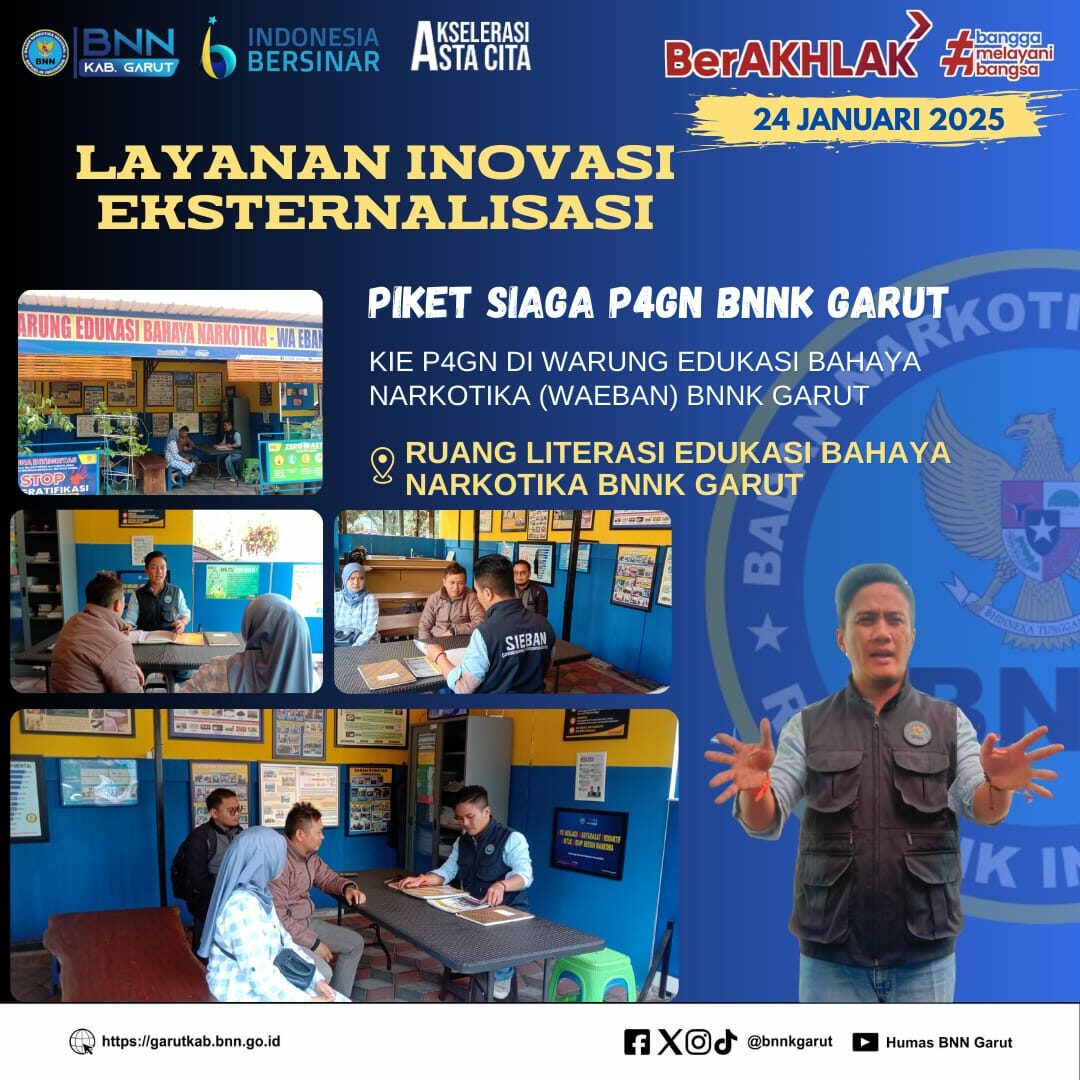BNNK GARUT LAKSANAKAN KIE P4GN DI WARUNG EDUKASI BAHAYA NARKOTIKA (WA EBAN) BNNK GARUT GUNA PERKUAT P4GN BNNK GARUT LAKSANAKAN KIE P4GN DI WARUNG EDUKASI BAHAYA NARKOTIKA (WA EBAN) BNNK GARUT GUNA PERKUAT P4GN