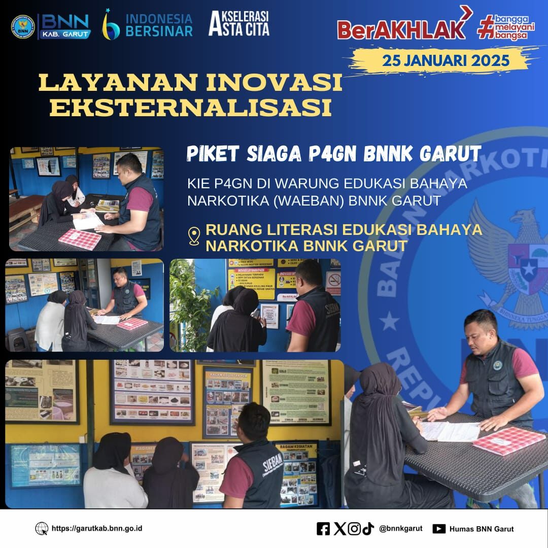 BNNK GARUT LAKSANAKAN KIE P4GN DI WARUNG EDUKASI BAHAYA NARKOTIKA (WA EBAN) BNNK GARUT BNNK GARUT LAKSANAKAN KIE P4GN DI WARUNG EDUKASI BAHAYA NARKOTIKA (WA EBAN) BNNK GARUT
