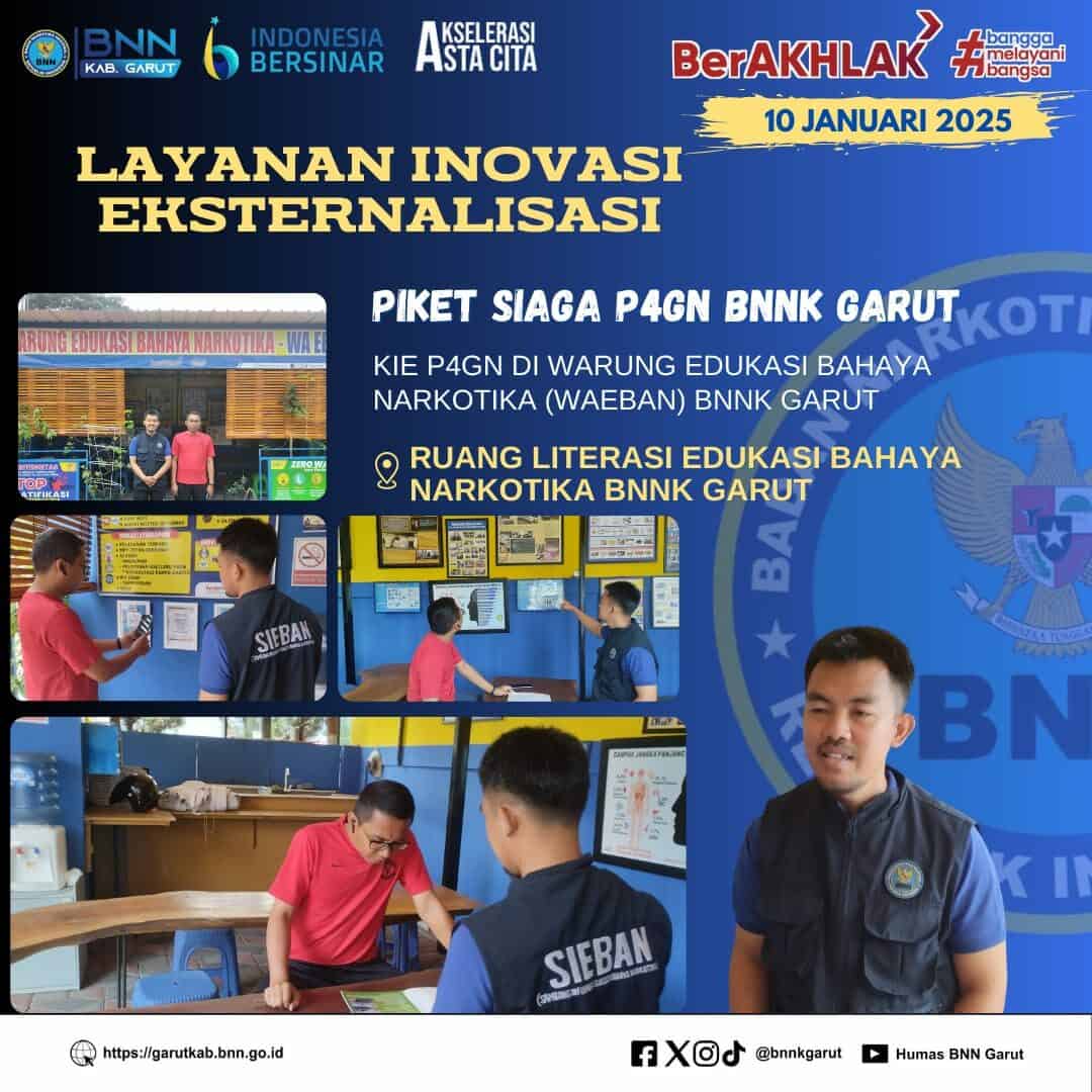 BNNK GARUT ADAKAN KIE P4GN DI WARUNG EDUKASI BAHAYA NARKOTIKA (WA EBAN) BNNK GARUT BNNK GARUT ADAKAN KIE P4GN DI WARUNG EDUKASI BAHAYA NARKOTIKA (WA EBAN) BNNK GARUT