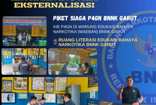 BNNK GARUT ADAKAN KOMUNIKASI INFORMASI DAN EDUKASI P4GN DI WARUNG EDUKASI BAHAYA NARKOTIKA (WA EBAN) BNNK GARUT