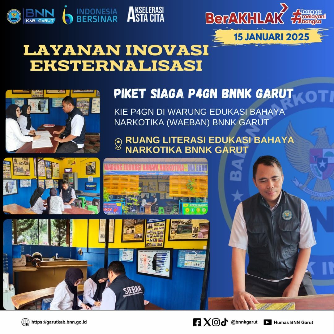BNNK GARUT ADAKAN KIE P4GN DI WARUNG EDUKASI BAHAYA NARKOTIKA (WA EBAN) BNNK GARUT BNNK GARUT ADAKAN KIE P4GN DI WARUNG EDUKASI BAHAYA NARKOTIKA (WA EBAN) BNNK GARUT