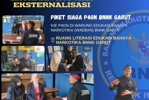 BNNK GARUT LAKSANAKAN KIE P4GN DI WARUNG EDUKASI BAHAYA NARKOTIKA (WA EBAN) BNNK GARUT