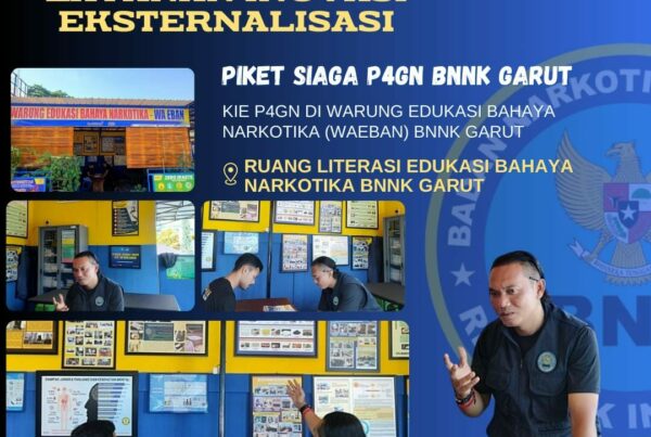 KIE P4GN DI WARUNG EDUKASI BAHAYA NARKOTIKA (WA EBAN) BNNK GARUT