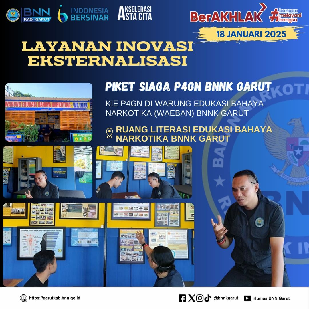 KIE P4GN DI WARUNG EDUKASI BAHAYA NARKOTIKA (WA EBAN) BNNK GARUT KIE P4GN DI WARUNG EDUKASI BAHAYA NARKOTIKA (WA EBAN) BNNK GARUT