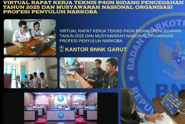 BNNK Garut Ikuti Rapat Kerja Teknis P4GN Bidang Pencegahan Tahun 2025 Dan Musyawarah Nasional Organisasi Profesi Penyuluh Narkoba