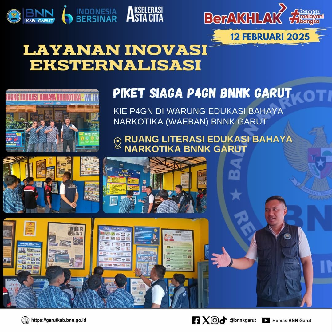 KIE P4GN DI WARUNG EDUKASI BAHAYA NARKOTIKA (WA EBAN) BNNK GARUT KIE P4GN DI WARUNG EDUKASI BAHAYA NARKOTIKA (WA EBAN) BNNK GARUT