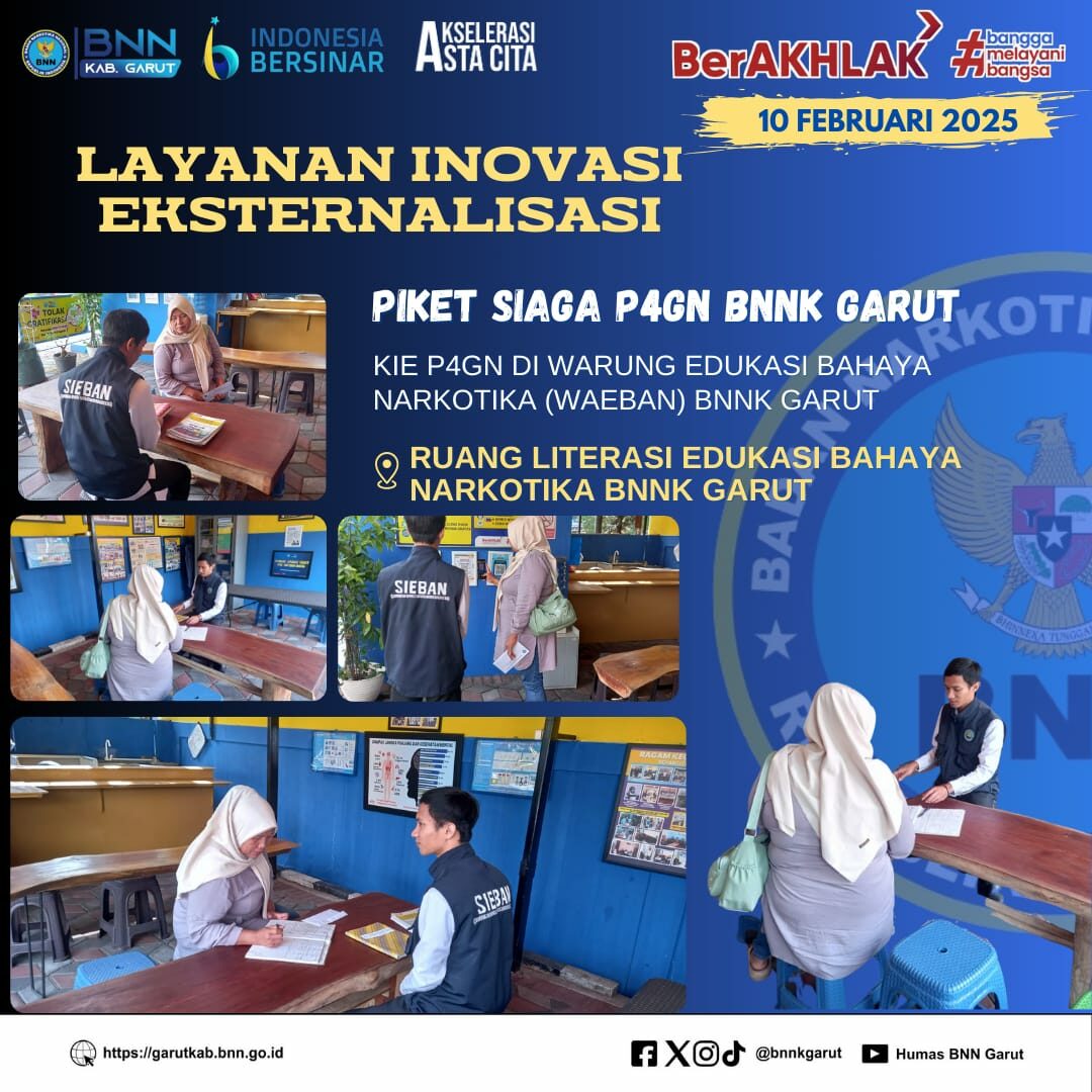 KOMUNIKASI INFORMASI DAN EDUKASI P4GN DI WARUNG EDUKASI BAHAYA NARKOTIKA (WA EBAN) KOMUNIKASI INFORMASI DAN EDUKASI P4GN DI WARUNG EDUKASI BAHAYA NARKOTIKA (WA EBAN)