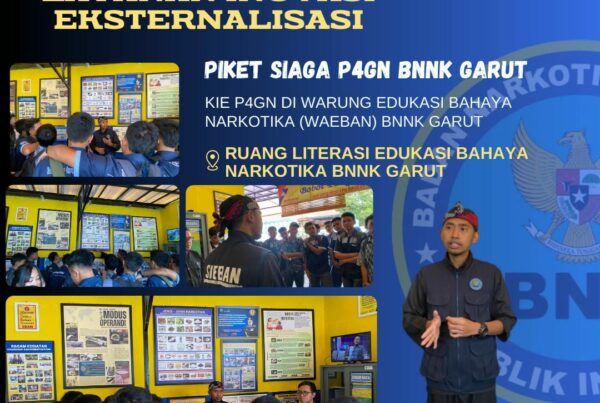 KIE P4GN DI WARUNG EDUKASI BAHAYA NARKOTIKA (WA EBAN) BNNK GARUT