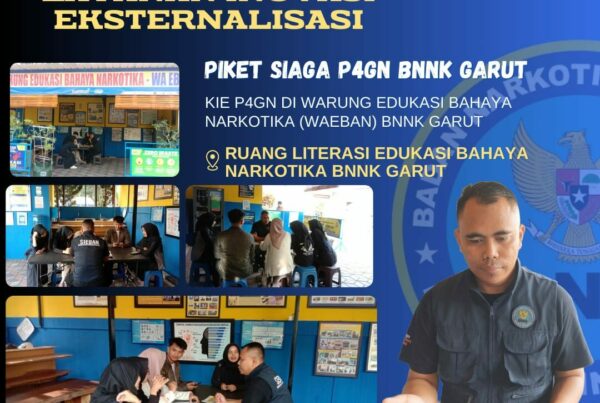 PIKET SIAGA P4GN BNNK GARUT KIE P4GN DI WARUNG EDUKASI BAHAYA NARKOTIKA (WA EBAN) BNNK GARUT