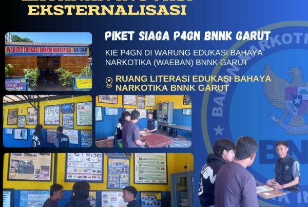 PIKET SIAGA P4GN BNNK GARUT KIE P4GN DI WARUNG EDUKASI BAHAYA NARKOTIKA (WA EBAN) BNNK GARUT