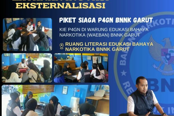 PIKET SIAGA P4GN BNNK GARUT KIE P4GN DI WARUNG EDUKASI BAHAYA NARKOTIKA (WA EBAN) BNNK GARUT