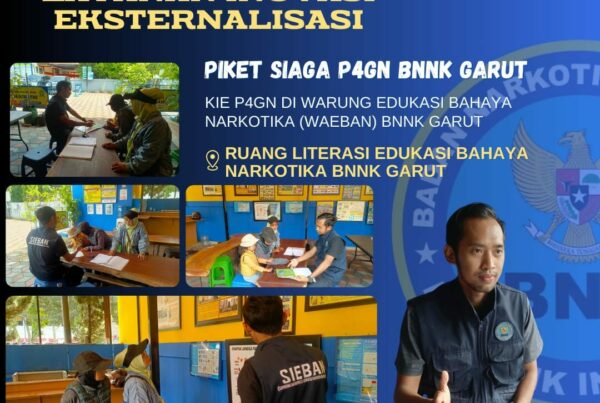 KIE P4GN DI WARUNG EDUKASI BAHAYA NARKOTIKA (WA EBAN) BNNK GARUT