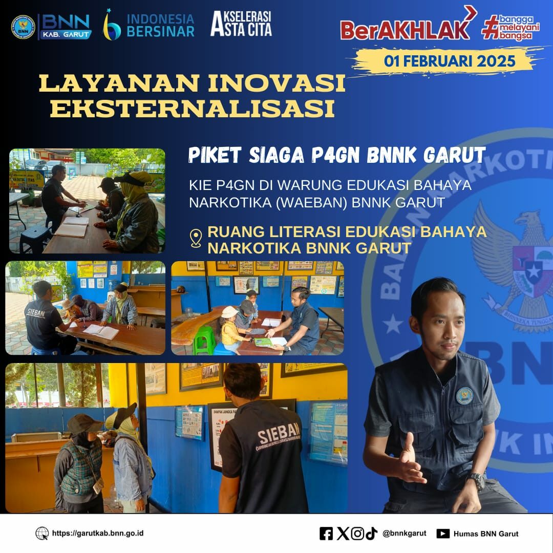 KIE P4GN DI WARUNG EDUKASI BAHAYA NARKOTIKA (WA EBAN) BNNK GARUT KIE P4GN DI WARUNG EDUKASI BAHAYA NARKOTIKA (WA EBAN) BNNK GARUT