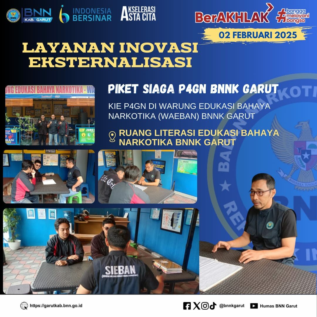 KIE P4GN DI WARUNG EDUKASI BAHAYA NARKOTIKA (WA EBAN) BNNK GARUT KIE P4GN DI WARUNG EDUKASI BAHAYA NARKOTIKA (WA EBAN) BNNK GARUT