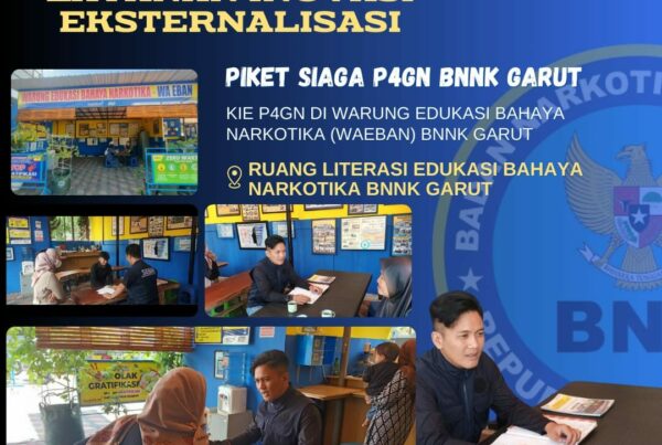 BNNK GARUT ADAKAN KOMUNIKASI INFORMASI DAN EDUKASI P4GN DI WARUNG EDUKASI BAHAYA NARKOTIKA (WA EBAN) BNNK GARUT ADAKAN KOMUNIKASI INFORMASI DAN EDUKASI P4GN DI WARUNG EDUKASI BAHAYA NARKOTIKA (WA EBAN)