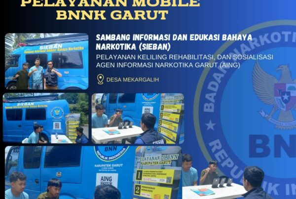 PERKUAT KIE P4GN, BNNK GARUT LAKSANAKAN PIKET SIAGA P4GN DI WARUNG EDUKASI BAHAYA NARKOTIKA (WA EBAN) BNNK GARUT