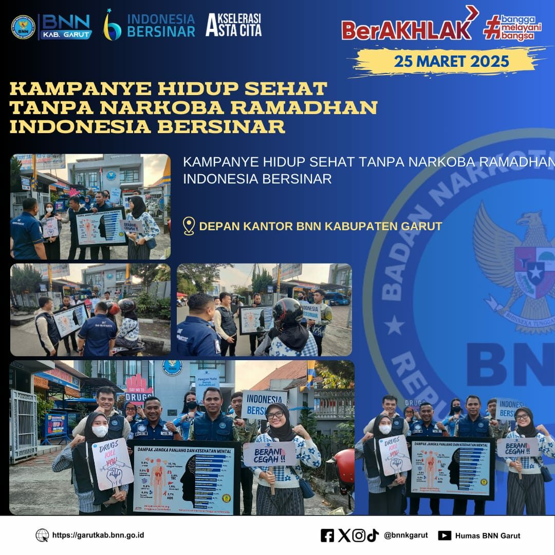Kampanye Hidup Sehat Tanpa Narkoba Ramadhan Indonesia BERSINAR