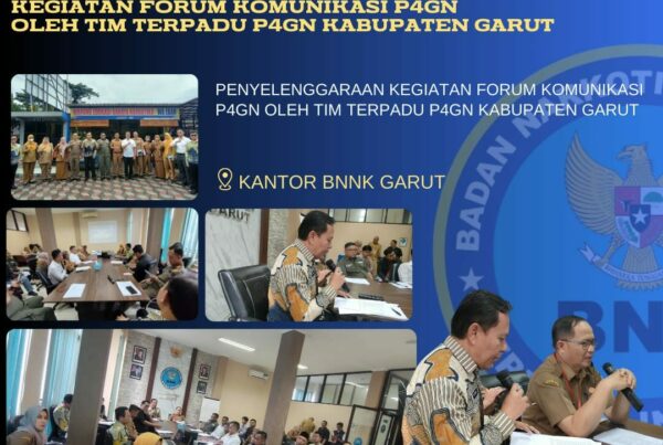 Penyelenggaraan Kegiatan Forum Komunikasi P4GN Oleh Tim Terpadu P4GN Kabupaten Garut