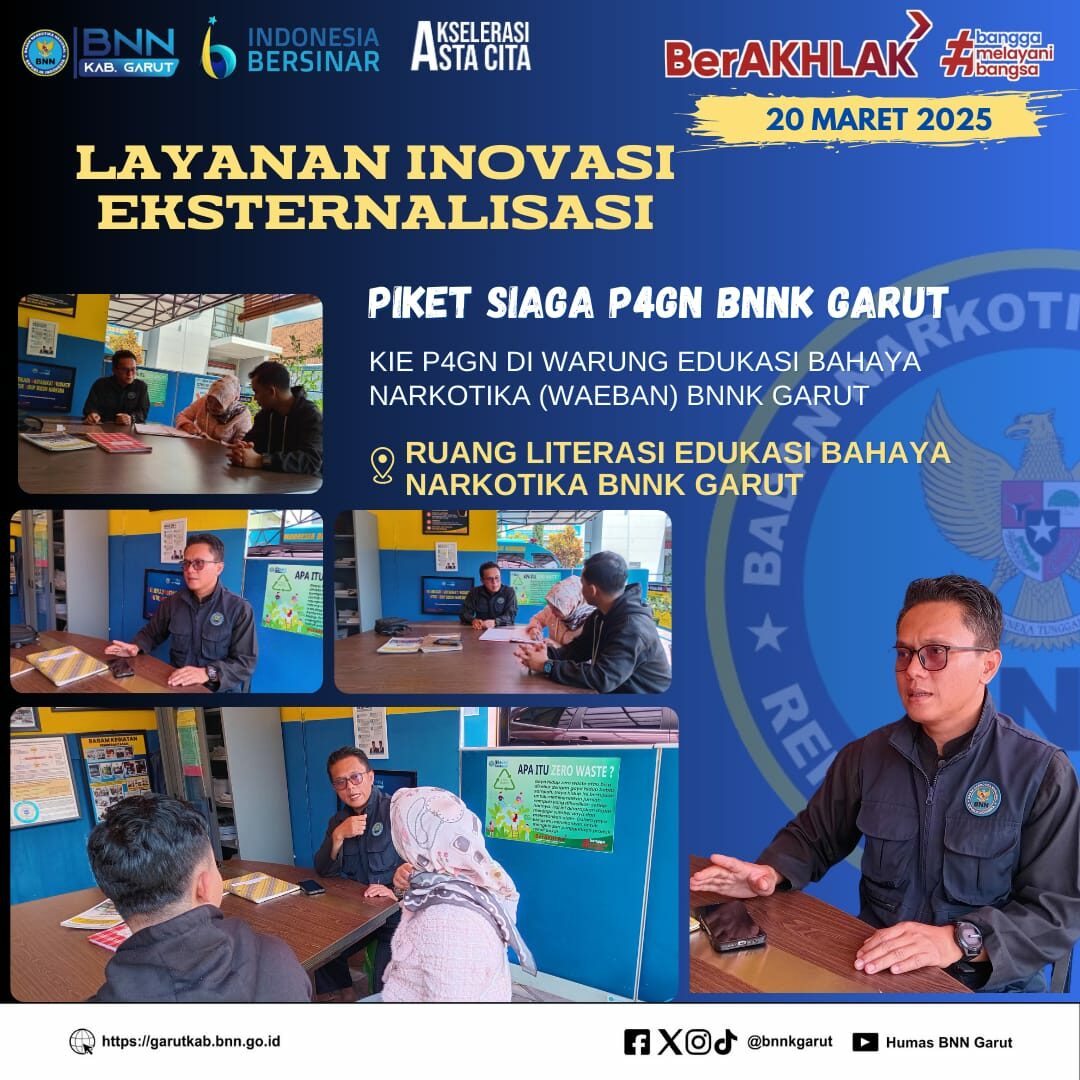SIAGA P4GN BNNK GARUT KIE P4GN DI WARUNG EDUKASI BAHAYA NARKOTIKA (WA EBAN) BNNK GARUT SIAGA P4GN BNNK GARUT KIE P4GN DI WARUNG EDUKASI BAHAYA NARKOTIKA (WA EBAN) BNNK GARUT