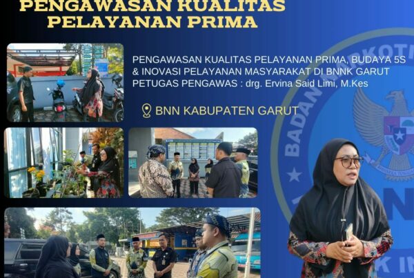 BNNK Garut Perkuat Pengawasan Kualitas Pelayanan Prima dan Budaya 5S di