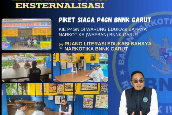 BNNK GARUT GELAR KIE P4GN DI WARUNG EDUKASI BAHAYA NARKOTIKA (WA EBAN) BNNK GARUT