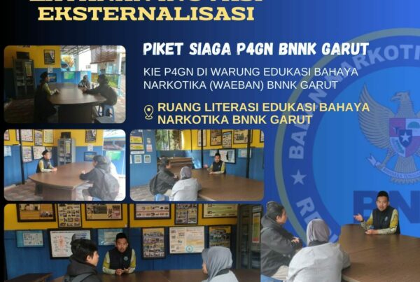 BNNK GARUT LAKSANAKAN KIE P4GN DI WARUNG EDUKASI BAHAYA NARKOTIKA (WA EBAN) BNNK GARUT