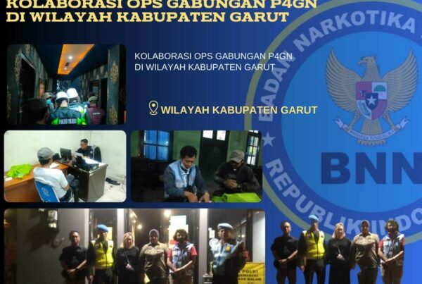 BNNK Garut Laksanakan Kolaborasi OPS Gabungan P4GN di Wilayah di Kabupaten Garut