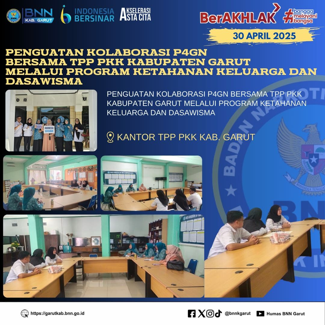 SIAGA P4GN, BNNK GARUT GELAR KIE P4GN DI WARUNG EDUKASI BAHAYA NARKOTIKA (WA EBAN) BNNK GARUT